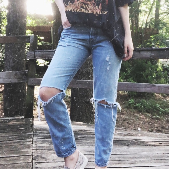 Levi's Denim - Levi’s 501 CT ripped knee jeans (26)